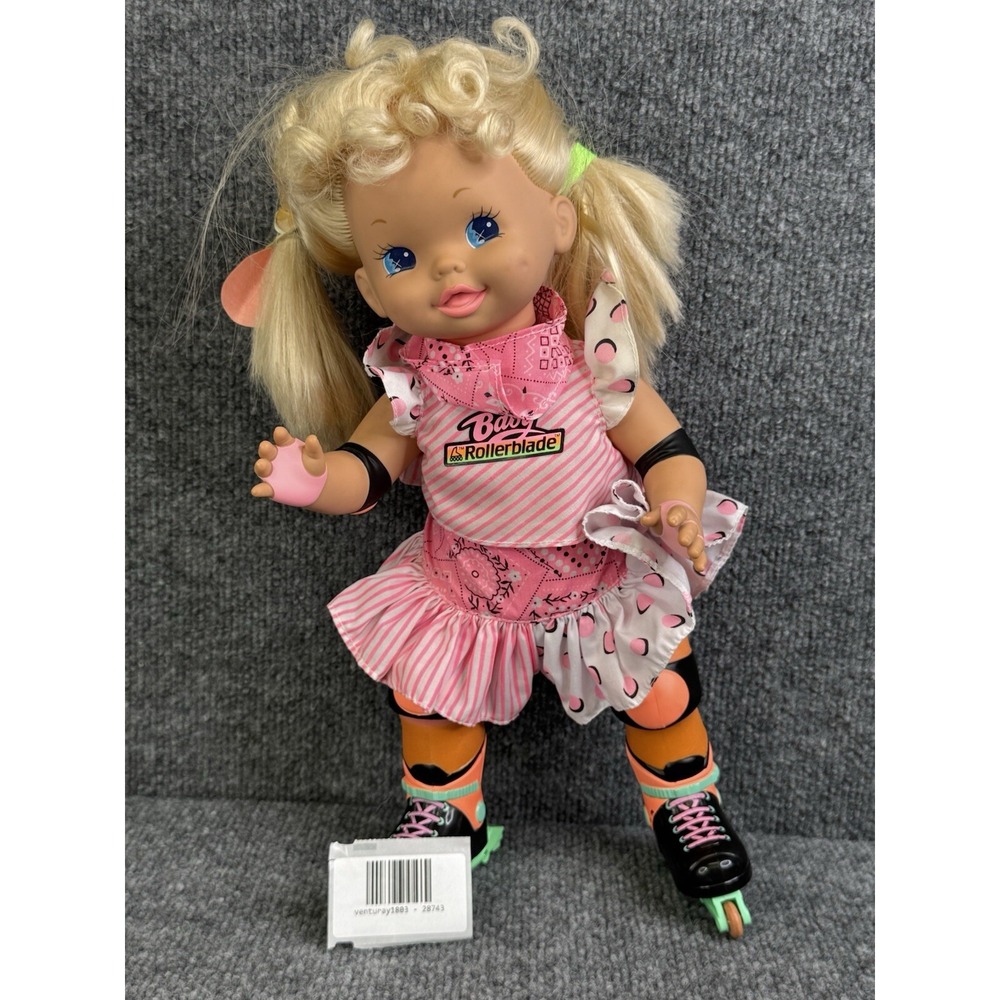1991 Mattel Rollerblade Electronic Doll Tested No Accessories